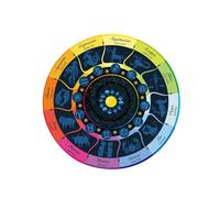 Rubber Astrology Turnout Mat Healing Stone Energy Generator Altar Tarot Card Pad Dowsing Pendulum Ceremony Mat