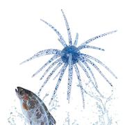 Rubber Bait - Rubber Fishing Bait | Soft PVC Sea Urchin Swimming Bait | High Elastic Fishing Bait | Fishing Lure | Outdoor Fishing Lure Saltwater for Trout, Bass, Salmon, Crappie | Saltwater