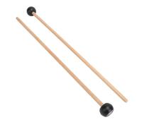 Rubber Ball Glockenspiel Mallet, Solid Wood Handle 16.5in Long Tongue Drum Stick Small Size for Bells Stage Performance