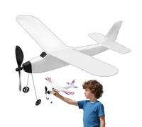 Rubber Band Airplane - Classic Wood Airrplane Kit | Flying Glider Toy | Foam Glliders Planne Suitable for Outdoor Play, STEM Learning, and Fun Flight Activities for Kids and Aviation Enthusiasts