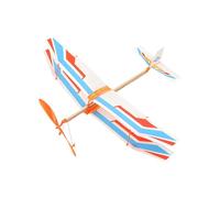 Rubber Band Airplane, Flying Glider Toy, 12 Inch Aircraft Kit with Launch Band, Lightweight Foam Plane, Outdoor Toy with Aerodynamic Design, Sturdy Fun Activity for Kids Adults