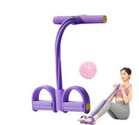 Rubber Band Fitness Pedal | Fourt Train Rope Resistance Trainer with Materials, Elastic Yoga Training Rope for Sitting Muscle Building