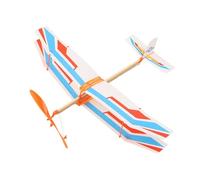 Rubber Band Powered Airplane - Airplane Accessory, Sleek Design Airplane | Rubber Band Powered Aircraft Outdoor Sports Flying Toy for Kids, Airplane Gliders For Kids (50x43cm)