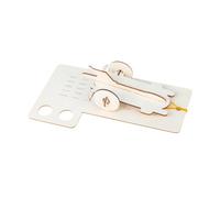 Rubber Band Powered Car DIY Wooden Science Experiment Model Kit Physics Learning Toy Educational Birthday Gift for Kids