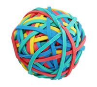Rubber Bands Coloured, Elastic Band Ball Document Organizing for Office and Home, Thick Elastic Bands, Sturdy Stretchable Large Rubber Bands Ball, Large Coloured Elastic Bands