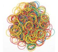 Rubber Bands Coloured Rubber Elastic Bands 500PcsThick Natural Rubber Bands Heavy Duty Strong Elastic Bands for Tie Dye, Hair Home, Pens, Crab,Catapults, Bills, Bank Paper, Office Supplies(38mm)