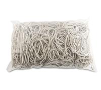 Rubber Bands Office Products Diameter 80mm 1,5x3mm 1000g White/Small Office Accessories/Type-Standard/Material-Rubber/Weight (g)-1000 / Colour-White/Size-1,5x3mm
