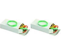 Rubber Bands Q-CONNECT 0 1kg Diameter 102mm Assorted Colours/Small Office Accessories/Type-Cross-Shaped/Material-Rubber/Colour-Assorted Colours/Size-102mm (Pack of 2)