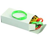 Rubber Bands Q-CONNECT 0 1kg Diameter 102mm Assorted Colours/Small Office Accessories/Type-Cross-Shaped/Material-Rubber/Colour-Assorted Colours/Size-102mm