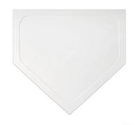 Rubber Baseball Base Pads Pack for Home Plate First Base Second Base Third Base and Pitching Practice on Grass Dirt or Turf Fields (Home Plate pad)