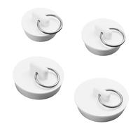 Rubber Bath Plug Replacement Set 4PCS, Fit for UK Universal Kitchen Sink Plugs, Bathroom Sink Plugs, and Bathtubs, Multiple Sizes Drain Stopper for Easy Replacement and Leak-Proof Sealing