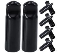 Rubber Beer Tap Caps 12pcs Black Dust Covers for Beer Faucet