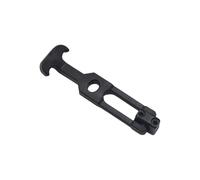 Rubber Bell Latch: Black T Handle Capture, Flexible Safety Lock, Durable Motor Clamp, Heavy Duty Fastener, Multipurpose Secure Clip | Pr Cabinet Lock