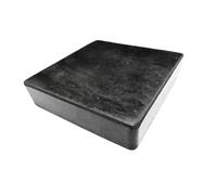 Rubber Bench Block, 10.2 x 10.2 x 2.5 cm/ 4 x 4 x 1 inches Jewellery Making Dapping Forming Hammering Base
