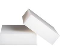Rubber Bench Block, Silicone Rubber Sheets 10cm X 40mm/50mm Thickness White Pack Of 2(Thickness:50mm)