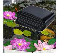 Rubber Black Uv Resistant Pond Liners for Water Garden,Koi Ponds, Streams Fountains, 1.5X2M 2X6M 3X5M 4X8M 5X10M 6X8M 9X12M 0.12Mm Impermeable Membrane Film Easy Cutting, Litobnx, a, 7 * 20m