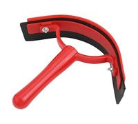 Rubber Blade Horse Scraper for Quick Water and Sweat Removal from Livestock (Red)