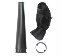 Rubber Blower Black Short Suction Nozzle for DUB182 DUB183, Heavy Duty Plastic Debris Collector Tip, Garden For Leaf Blower Vacuum Accessory Part 123245-4(C)