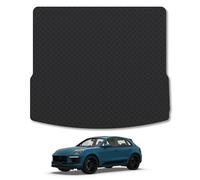 Rubber Boot Liner Compatible With Porsche Macan (2014-2024) Tailored Fit Heavy-Duty 3mm Rubber Protector Boot Mat Anti-Slip Durable Waterproof Custom Fit Dog Friendly