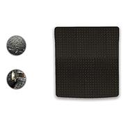 Rubber Boot Liner Compatible With VW Sharan 2011 On Tailored Fit Heavy-Duty Premium 3Mm Rubber Protector Boot Mat Anti-Slip Durable Waterproof Custom Fit Dog Friendly