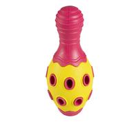 Rubber bowling pin dog food dispenser Duvoplus