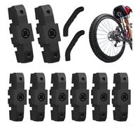 Rubber Brake Pads for Road Bikes Fit For MAGURA HS11 HS22 HS24 HS33 HS66 Curved Profile Ensures Improved Rim Contact and Control (E)