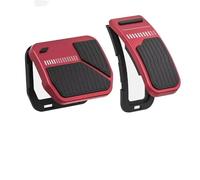 Rubber Brake Pedal For Tesla For Model Y 3 For Highland 2024 Clip-on Car Foot Pedal Pads Covers Brake Rest Pedal Car Pedal Pads(Red)