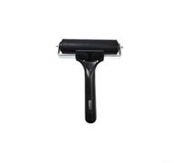 Rubber Brayer Roller for Printmaking Linocut and Paper Crafts Black Handle Easy to Use Available in 60mm 100mm 150mm 200mm Single or 3 Pack for Scrapbooking Art Projects(100mm)