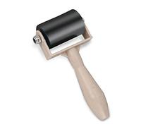 Rubber Brayer Roller,Glue Roller 1.4in Brayer Roller,Paint Brush Glue Roller Soft Ink Applicator Paint and Ink Roller Tool with 6.5cm/2.6inch Handle for Scrapbook