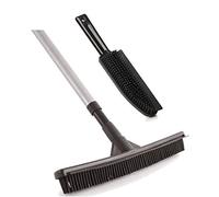 Rubber Broom Brush Set Pet Hair Remover Lint Hand Brush Rubber Sweeping Broom