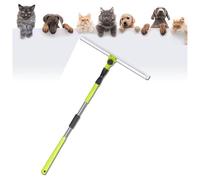 Rubber Broom for Pet Hair Hardwood Floor, with 51 Long Handle Floor Squeegee for Tile Floor, Silicone Broom for Concrete Floor,Bathroom Tile,Large:50×130cm