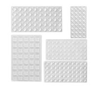 Rubber buffer Silicone Feet Furniture Pads Drawer Stoppers Transparent 5 Sizes