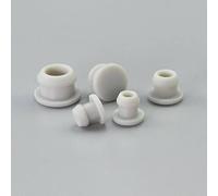 rubber bung, 5Pcs Snap-On Hole Plug Silicone Rubber 2.5-50.6Mm Caps Seal Stopper Dustproof Hole Plug Temperature Resistance(Grey,A 3Mm)