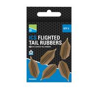 Rubber cage feeder Preston Ics Flighted Tail (x5) Bleu TU