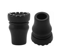 Rubber Cane Tips, Portable Heavy Duty, 0.63in Replacements Non-Slip, Sturdy Base, Walking Sticks Support for Seniors and Hiking, Pole, Stability, Traveling, Outing