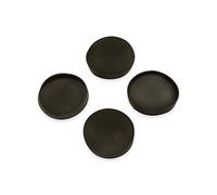 Rubber Cap Suitable for 25mm dia Magnets to Protect Delicate, Scratch Sensitive Surfaces - 26mm dia x 4mm high x 0.5mm thick - Pack of 4