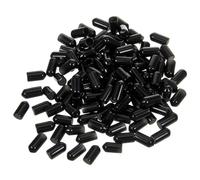Rubber Caps for Bottles, 200PCS Liquor Pour Spout Covers for Liquor Bottle Spouts, Olive Oil Spouts, Pour Spot Caps, Black Rubber Pourer Cap (Not Include The Spout)