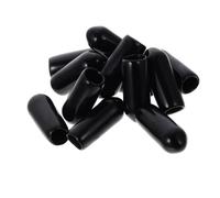 Rubber Caps Headband Ending Covers 100pcs for Narrow Bands | Push-on Rubber Design, Wear-resistant Finish, Safer Ends, Costume Styling and DIY Crafts for Frames