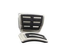 Rubber Car Foot Pedal Covers For VW For Golf 8 MK8 2020 2021 Stainless Steel AT MT Gas Brake Footrest Pedal Protection Cover Car Pedals Car Brakes Pedals(AT Without Rest)
