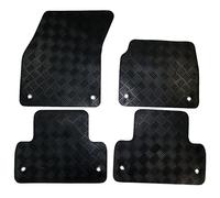 Rubber Car Mat Set Compatible/Replacement For Mercedes E Class Coupe (W212/C207) (Years 2009-Date) Tailored Mats, Heavy Duty, Waterproof, Non Slip