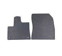 Rubber car mats set compatible with Toyota Proace City 2019- (2-pieces + fixing system)
