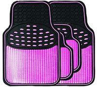 Rubber Car Mats Set To Fit Audi A1 Metallic Pink Insert Set Of 4 Cut To Fit