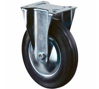 Rubber Caster 200Mm 138X109Mm 205Kg Load Capacity Wheels Caster Wheel Top