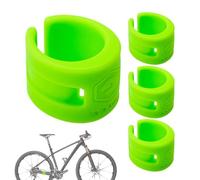 Rubber Chain Base Protector - Frame Pad 13g Light Cycle Protection Cover Rear Fork Shock Absorption Shield Flexible Bicycle Band Anti-r