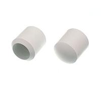 Rubber Chair Ferrule Floor Protector White Stick Ends 25MM Pack of 4