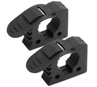Rubber Clamp,Quick Release Clamp,2Pcs Non-Slip Rubber Mount Clamps for 1.18-1.57in Diameter Tools Universal Strong Load TUV ATV Van Trucks Quick Grip Clamps for Shovel Axe