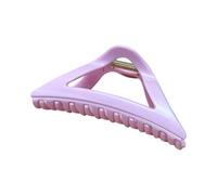 Rubber Claw Clip, Squishy Silicone Hair Clips, Women Scalp-Safe Soft Cozy Clip, Non-slip Square Cloud Claw Clips, Unsnappable for Thick or Fine Hair (Pink)