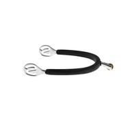 Rubber-coated horse spurs with a wheel Metalab