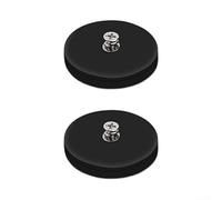 Rubber Coated Magnets, Magnetic Base, Pot Magnets with M6 Bolt, Anti-Scratch Strong Hold for Tools Equipment Camera, 2 Pack(D43)