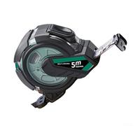 Rubber Coated Tape Measure 5m Shockproof Dual Scale(Transparent 5m*25mm)